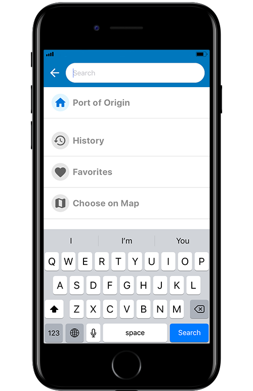 Select Start and End Points Image Showing How to Choose Your Destination Point