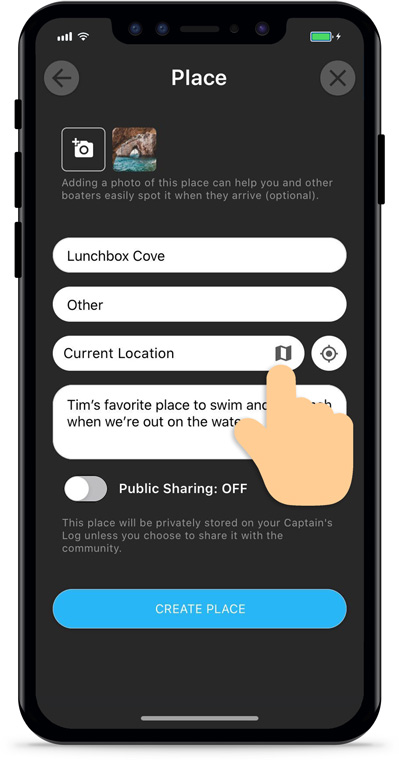 Choose-the-Place’s-Location Choose the Place's Location