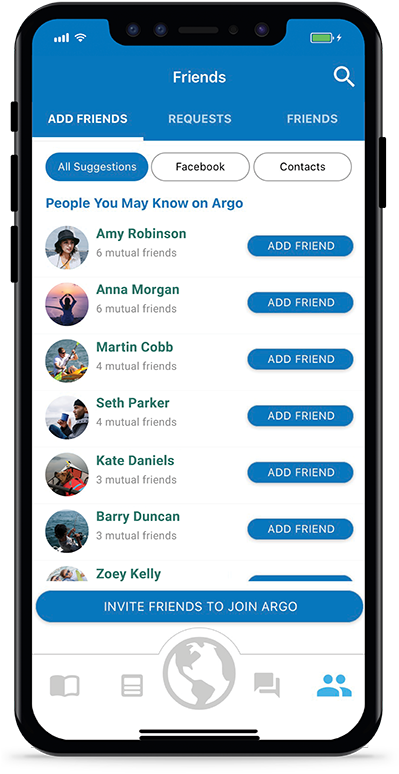 Add Friends to Argo