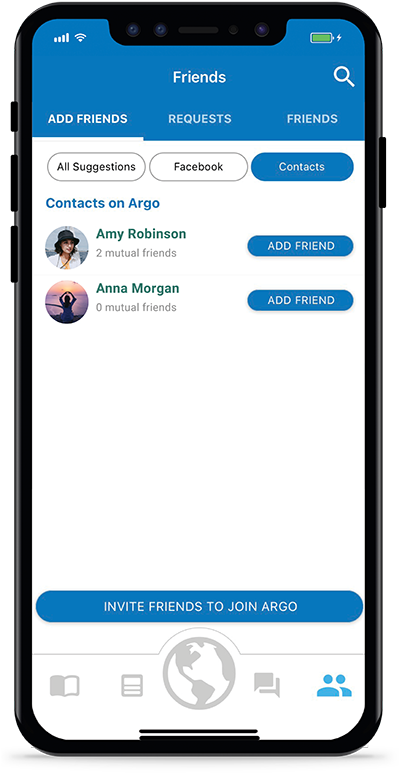 Invite Friends to Join Argo