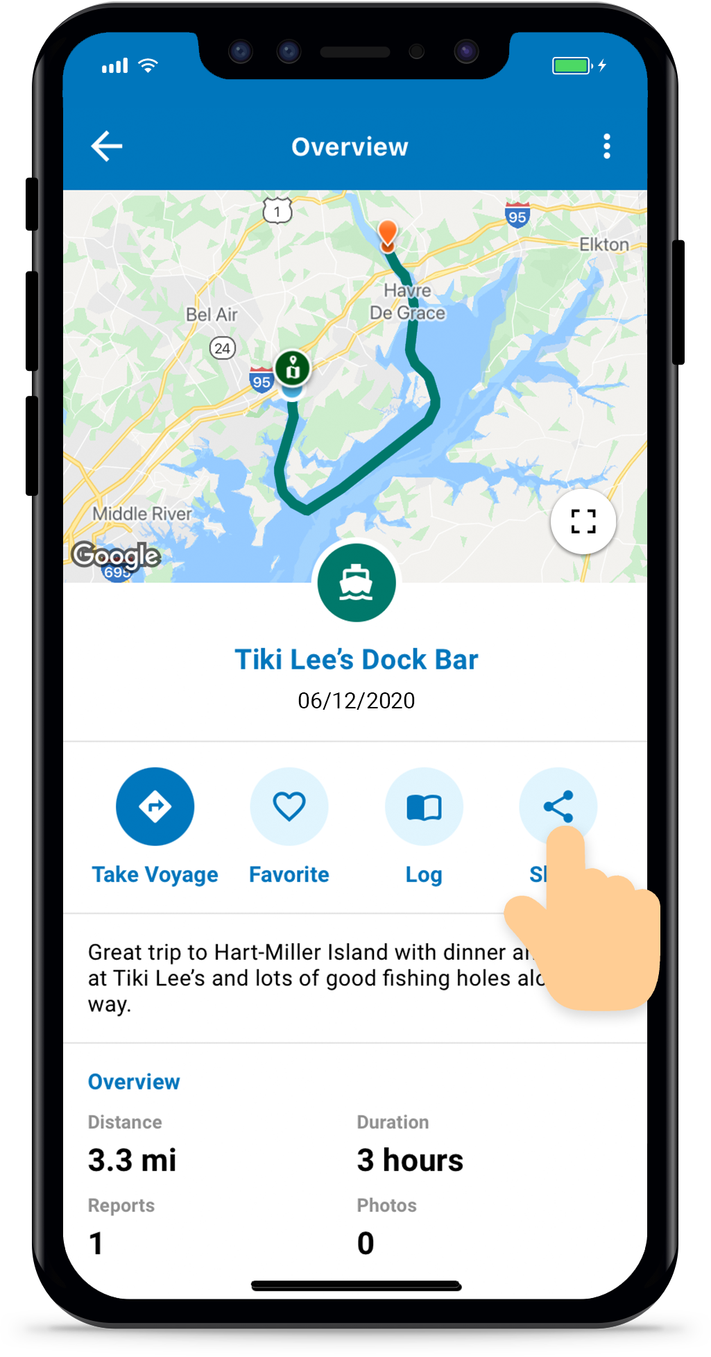 Share Voyages Places